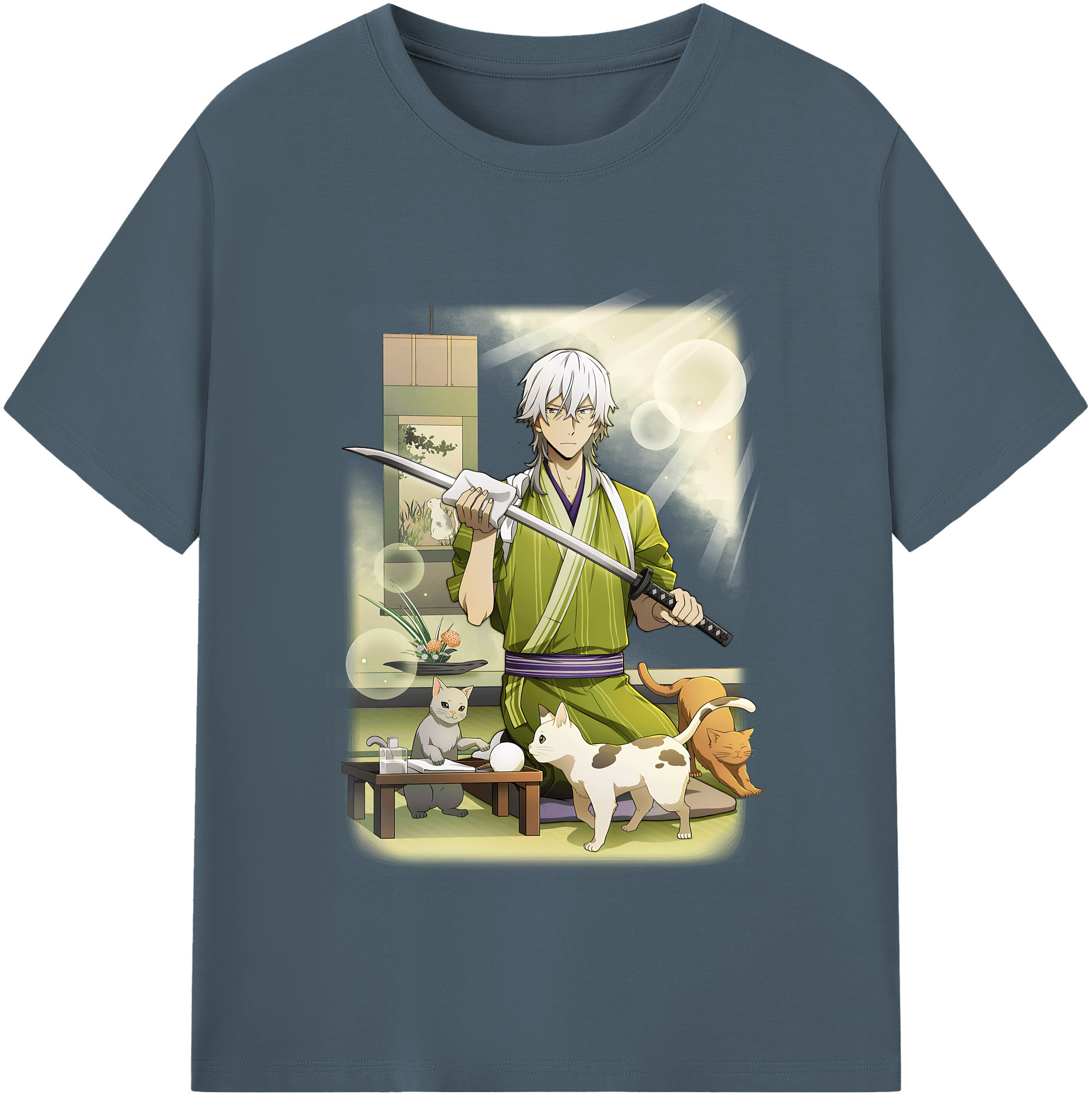 （画像用） 文豪ストレイドッグス Bungo Stray Dogs 綿100％半袖Tシャツ（フロントプリント）